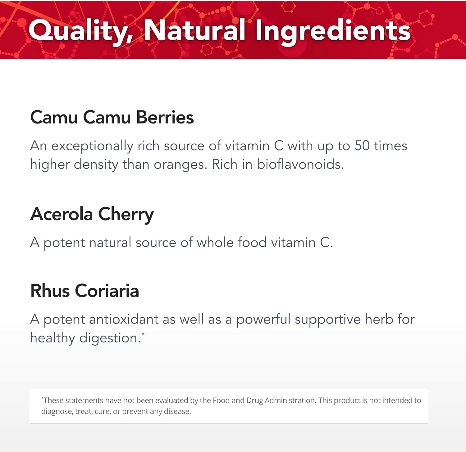 Physician's Strength Power-C - Raw Food Vitamin C + Flavonoids - 90 Capsules - görsel 4