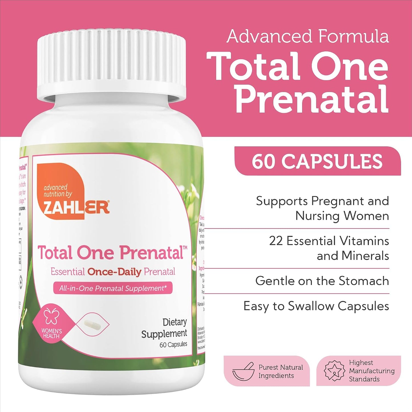 Zahler Total One Prenatal Vitamins - görsel 2