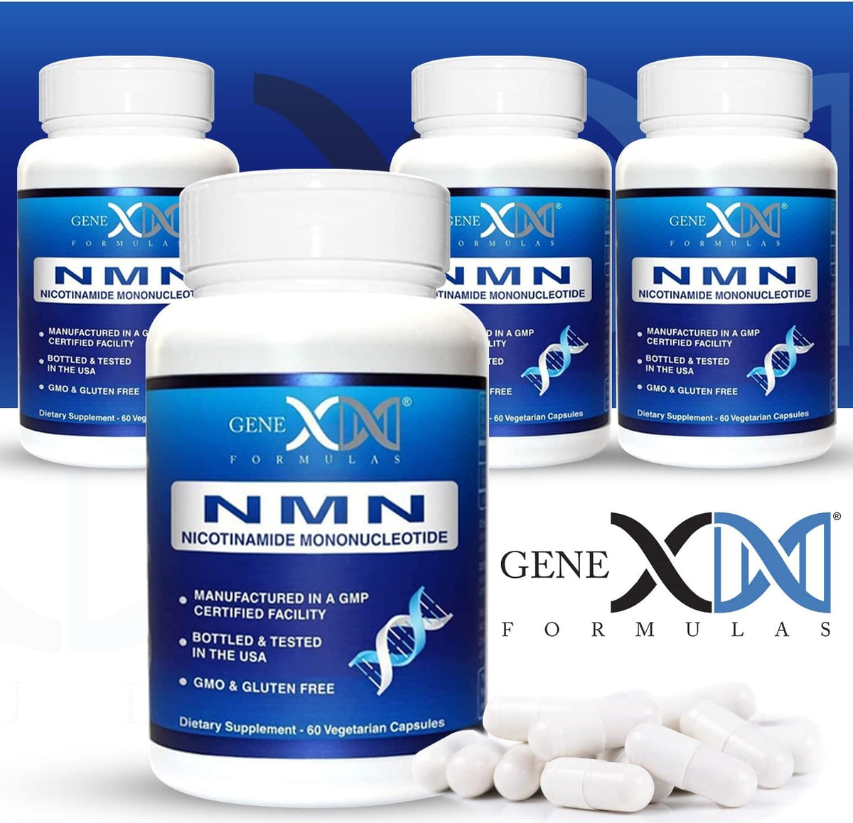Genex Formulae NMN 250mg Supplement (4 Pack) – 99% Pure NAD+ Booster - görsel 8