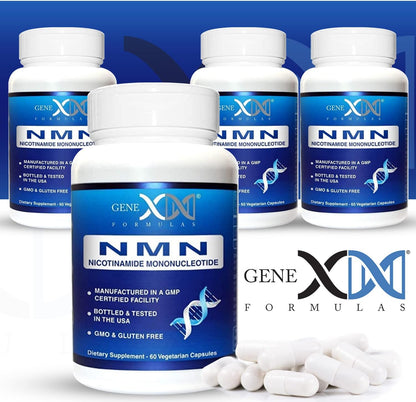 Genex Formulae NMN 250mg Supplement (4 Pack) – 99% Pure NAD+ Booster