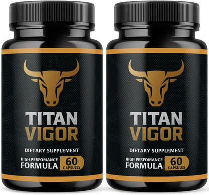 Titan Vigour – High Performance Men's Supplement (120 Capsules)