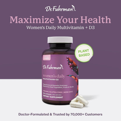 Dr. Fuhrman Women's Multivitamin - Whole – Energy metabolism: B vitamins and iodine contribute to normal – Image 7
