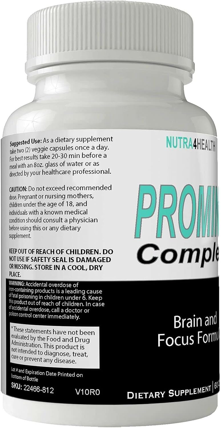 Pro Mind Complex Mind Tech Nootropic Original by Nutra4health Technologies Brain Booster Supplement (60 Capsules) - görsel 5