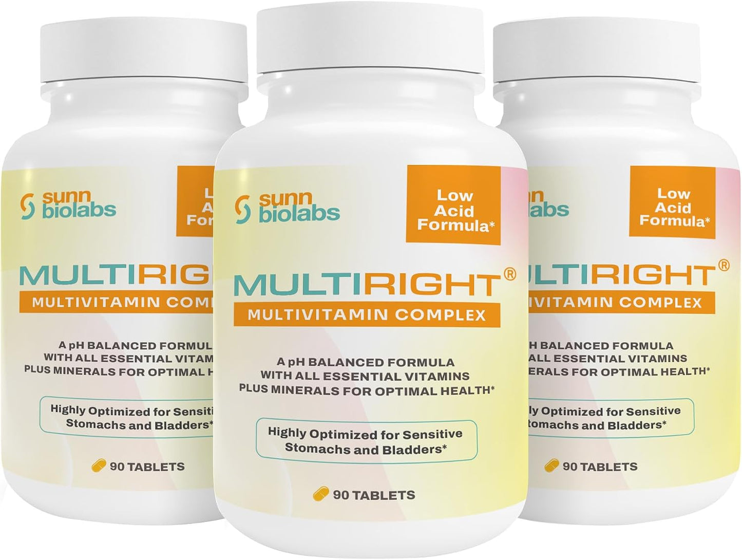 MULTIRIGHT Low Acid Multivitamin for Sensitive Stomachs and Bladders - 180 Tablets - görsel 10