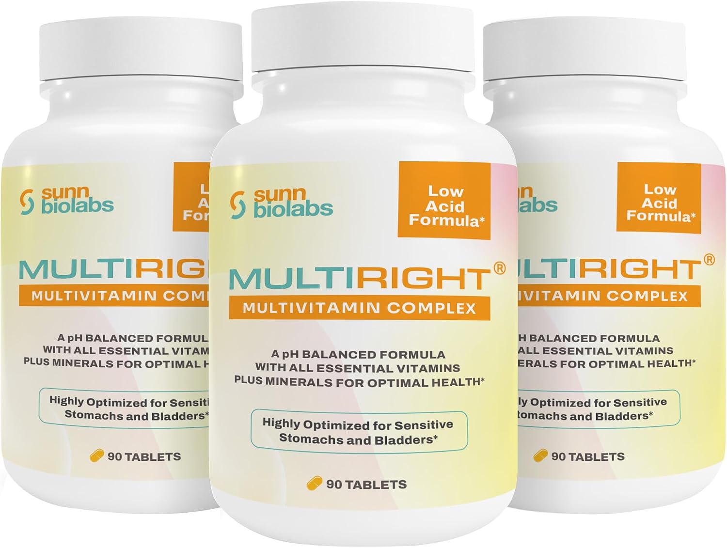 MULTIRIGHT Low Acid Multivitamin for Sensitive Stomachs and Bladders - 180 Tablets - görsel 10