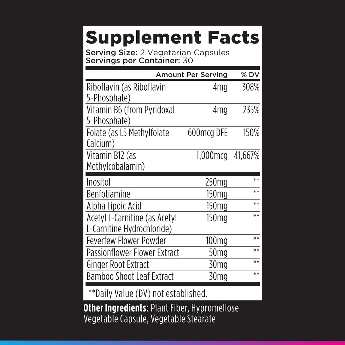 Livingood Daily Nerve Support Supplement - 12-in-1 Nerve Health Formula with Methylated B12, Folate, Benfotiamine, ALA & Feverfew - 60 Capsules - görsel 8