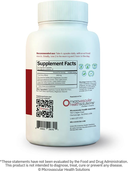 Endocalyx Pro Food Supplement – Endothelial Glycocalyx Support – 120 Capsules