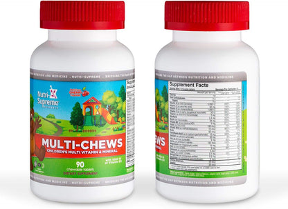 Delicious Kids Multivitamin – 90 Vegetarian Gummies – Complete Children’s Supplement with Vitamins A, C, D3, Calcium, Iron, Folic Acid, Zinc – Cherry Flavour