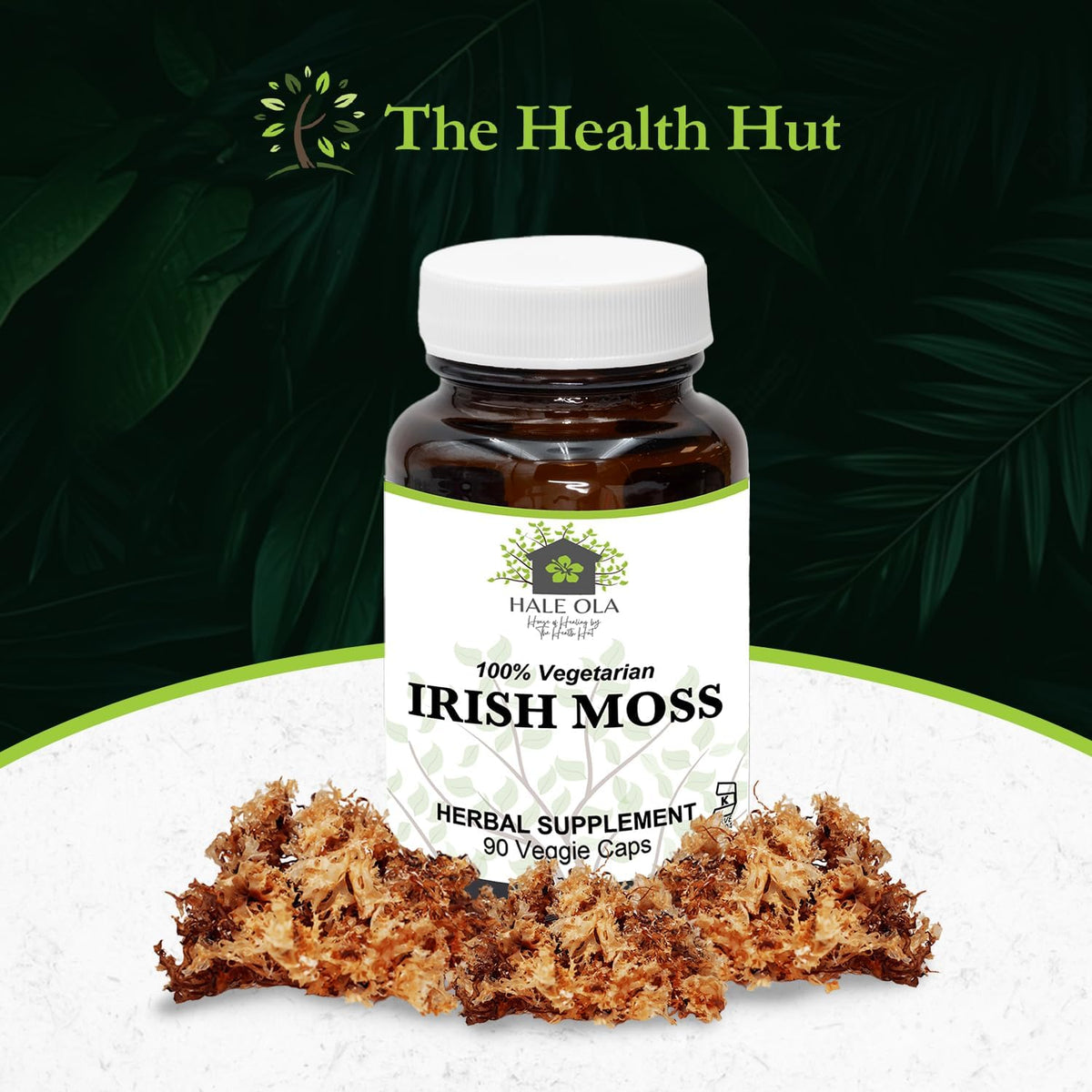 Hale Ola Irish Sea Moss Capsules – 450mg Vegan Supplement - görsel 4