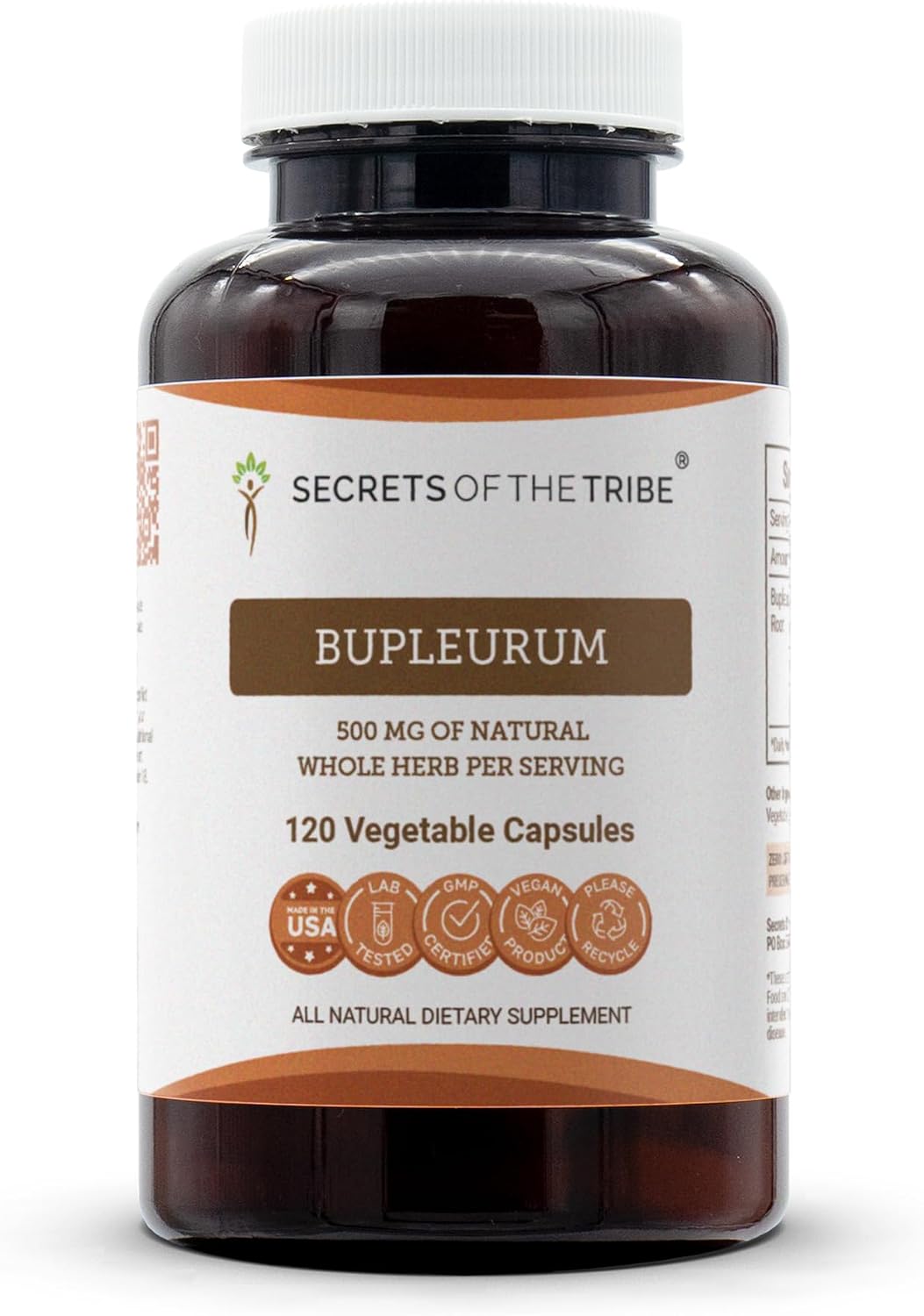 Secrets of the Tribe Bupleurum Chinense - 500 mg, 120 Capsules - görsel 1