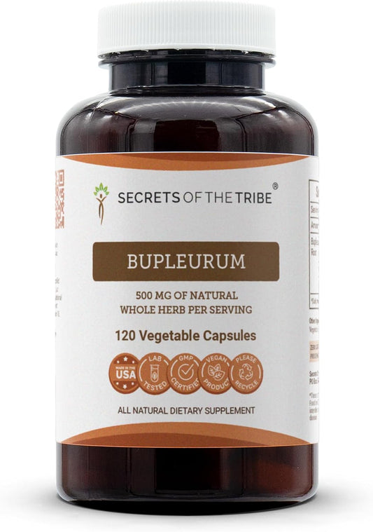 Secrets of the Tribe Bupleurum Chinense - 500 mg, 120 Capsules