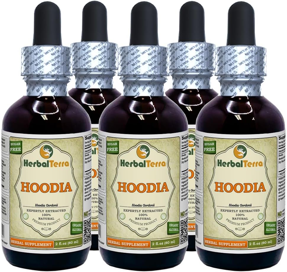 HerbalTerra Hoodia Gordonii Glycerite – Alcohol-Free Liquid Extract, 2-Pack (2 x 60 ml) - görsel 10