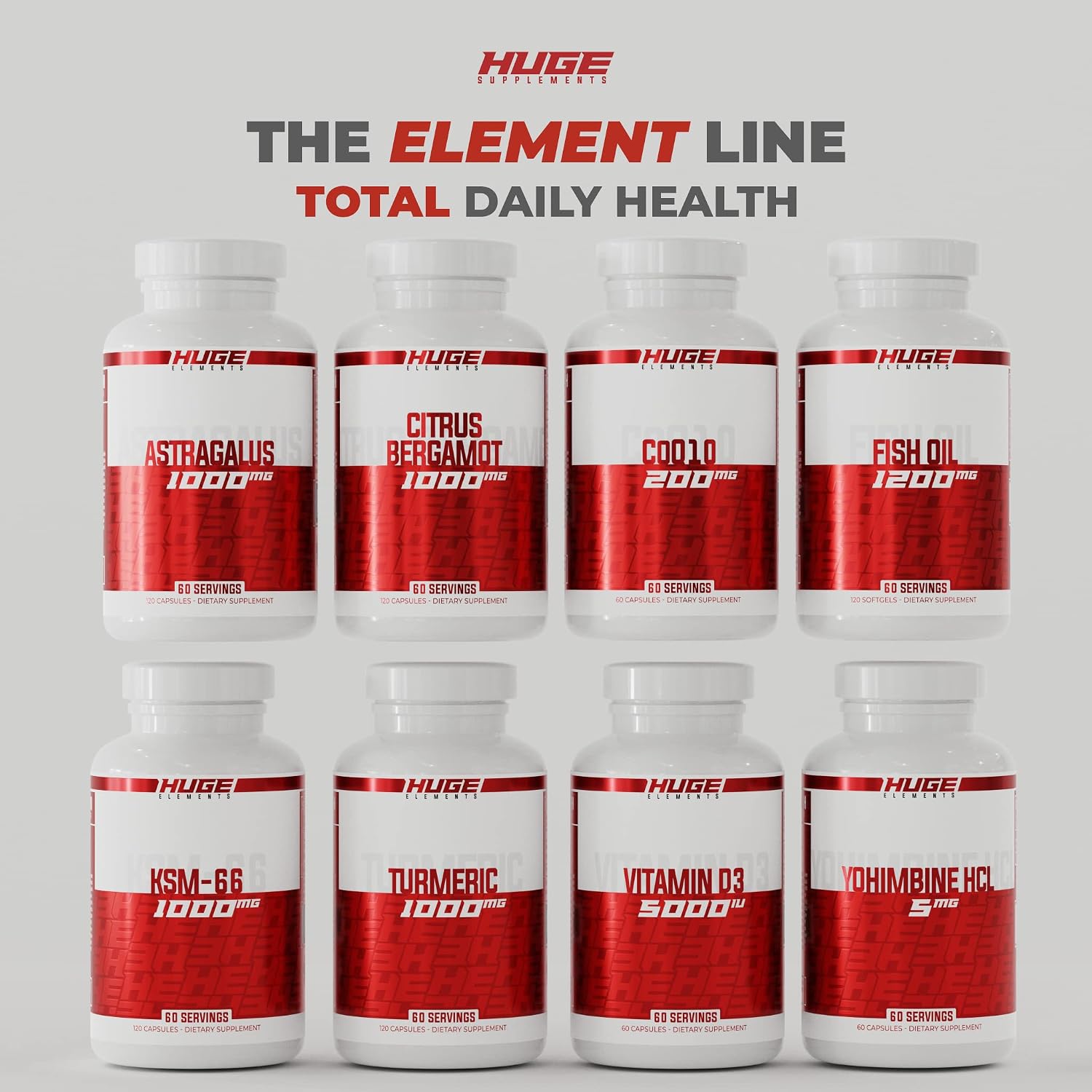 Huge Supplements 100% Pure Citrus Bergamot Extract 10:1 – 1000mg per Serving, 120 Capsules - görsel 5