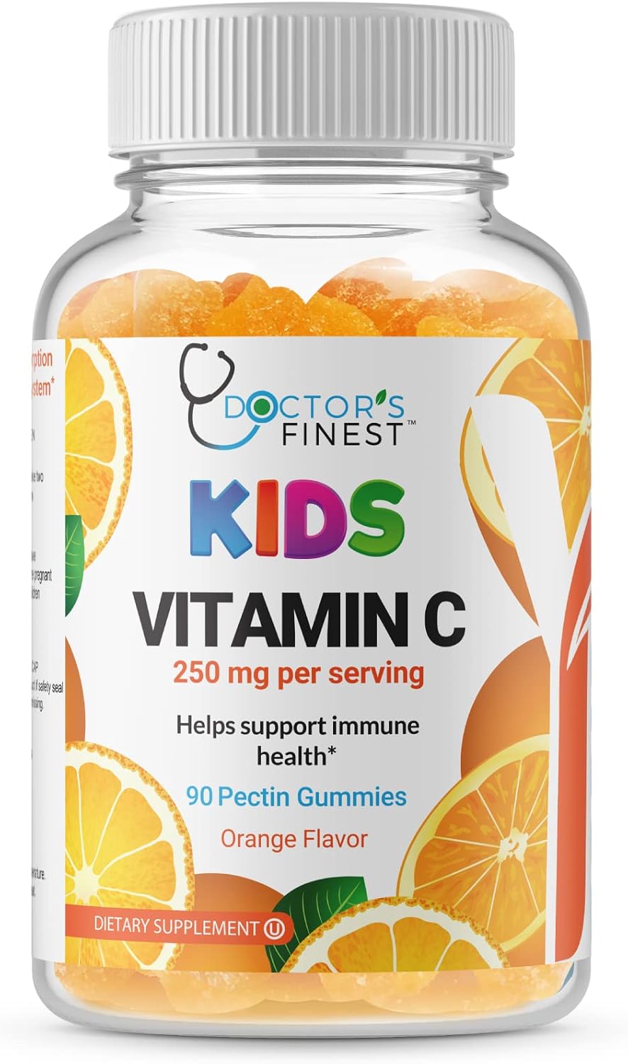 Doctors Orders Lifeable Children's Vitamin C Gummies – 250 mg – 120 Gummies - görsel 7