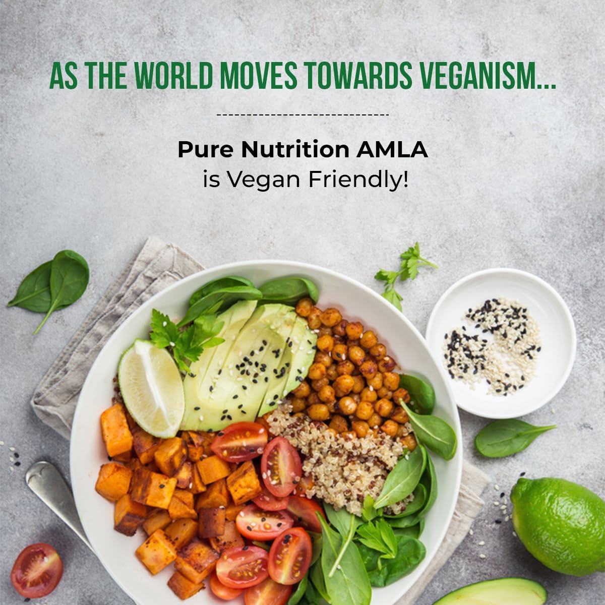Pure Nutrition Amla Capsules (Indian Gooseberry) 1000mg per Serving, 60 Veg Capsules - görsel 5