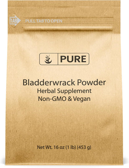 Pure Original Ingredients Bladderwrack Powder (1lb | 454g) Fucus Vesiculosus, Herbal Supplement