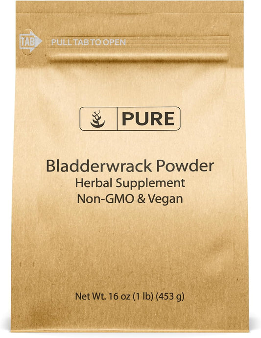 Pure Original Ingredients Bladderwrack Powder (1lb | 454g) Fucus Vesiculosus, Herbal Supplement
