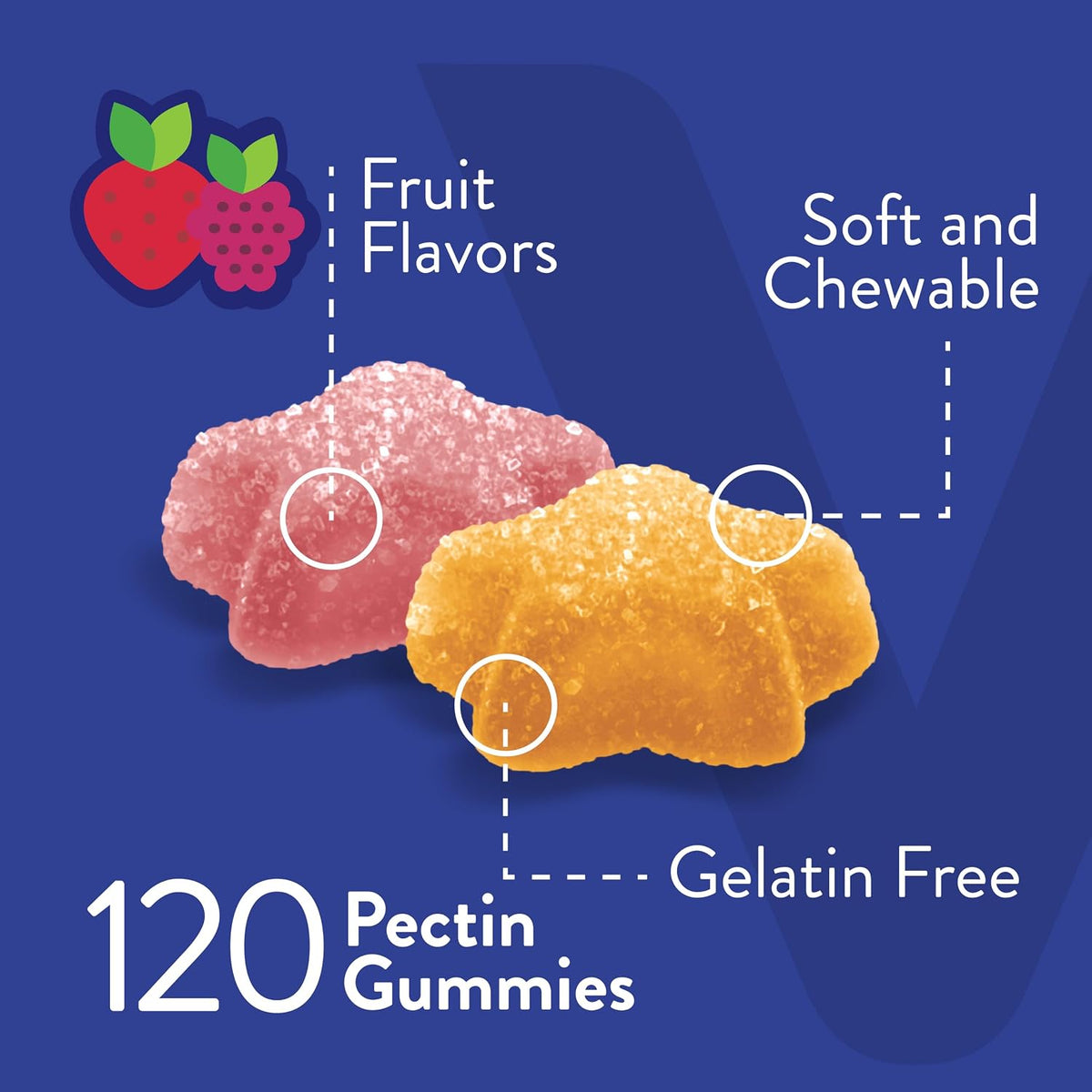 Viteey Glucose Gummies – 4g Carbohydrates, Fast-Acting, Vegan & Gluten-free, 120 Count - görsel 3