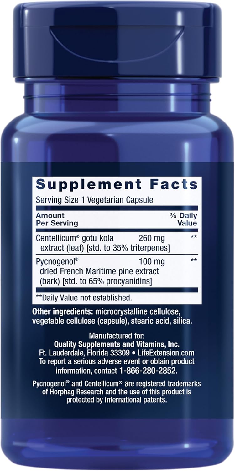 Life Extension Arterial Protect – Blood Pressure & Heart Health Support with Gotu Kola and Pycnogenol, 30 Capsules - görsel 2