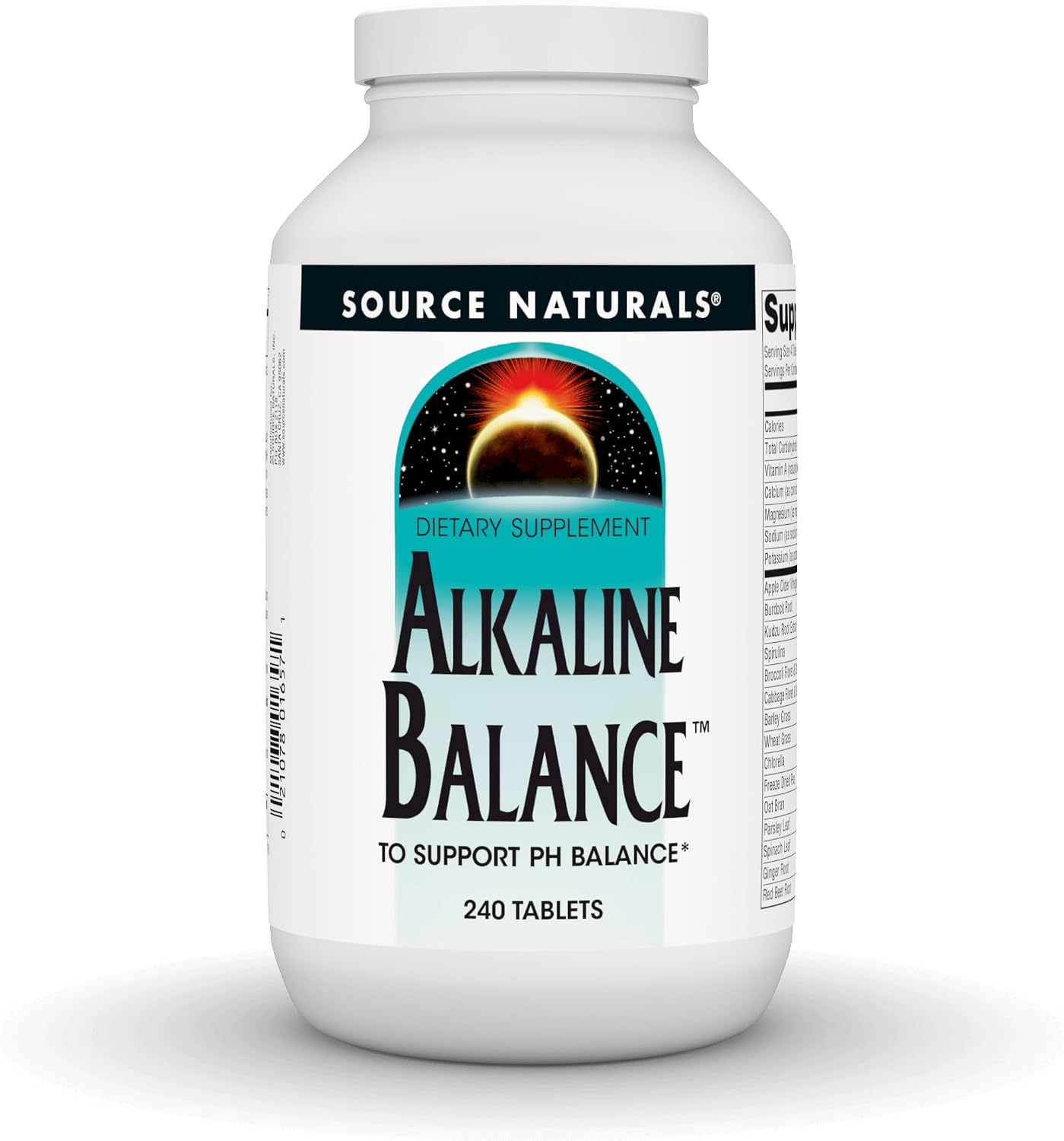 Source Naturals Alkaline Balance – pH Support Food Supplement, 120 Tablets - görsel 6