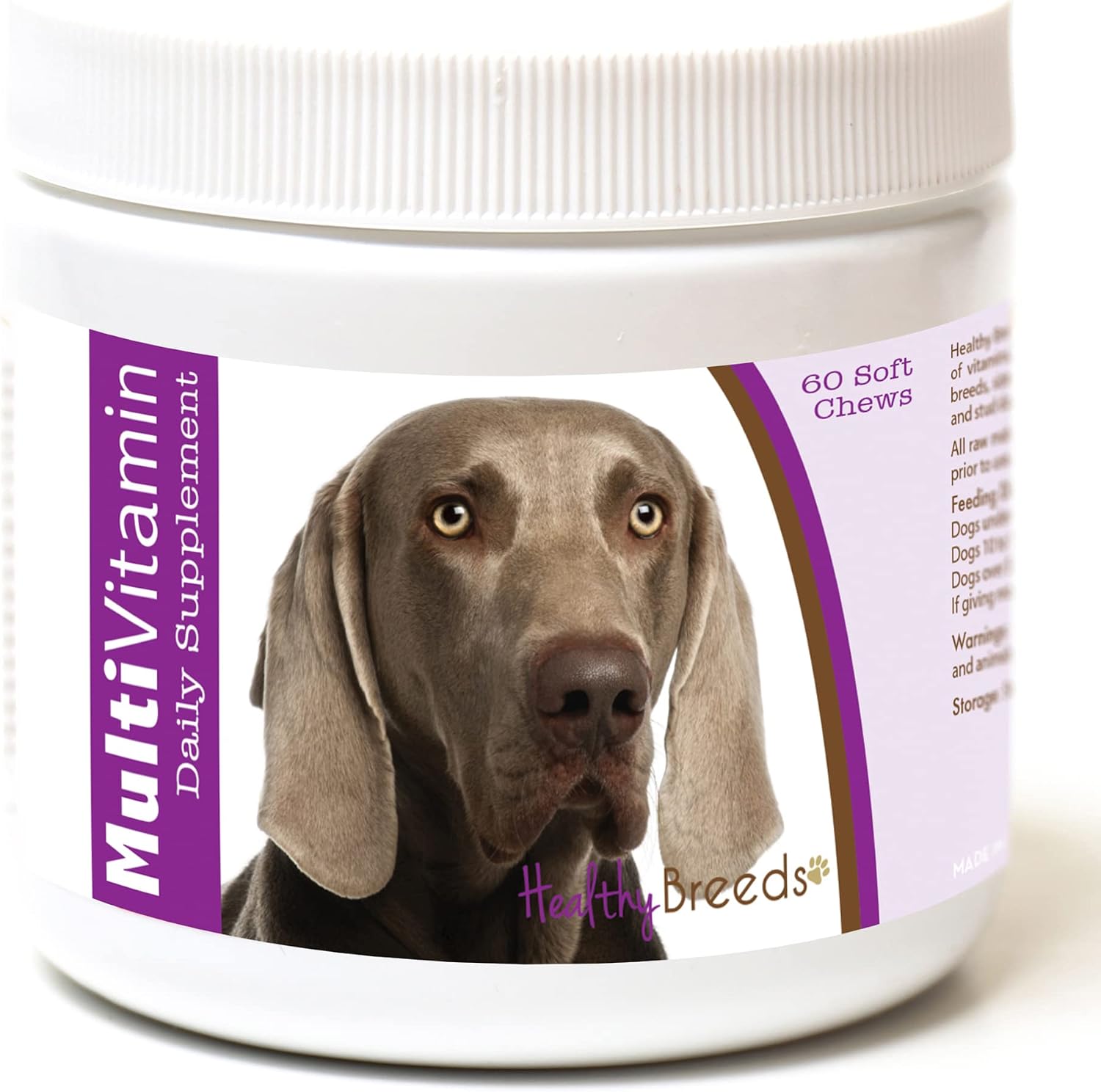 Healthy Breeds Weimaraner Multivitamin Soft Chews (60 Count) - görsel 1