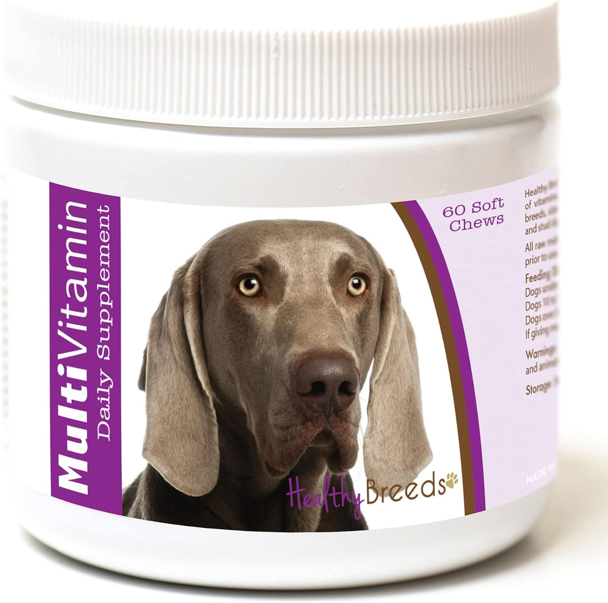 Healthy Breeds Weimaraner Multivitamin Soft Chews 60 Chews - görsel 1
