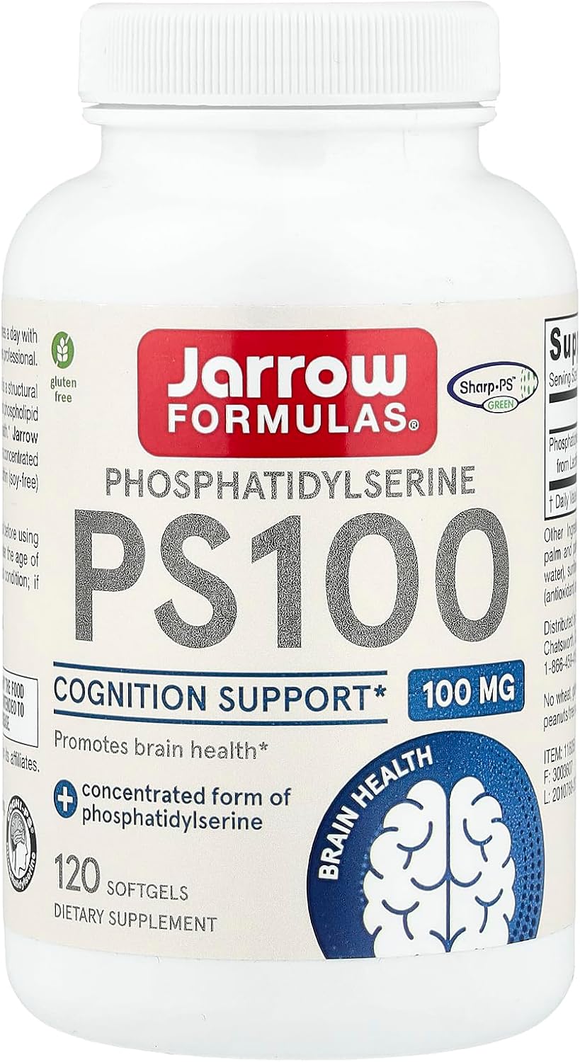 Jarrow Formulae PS100 Phosphatidylserine 100mg - 120 Softgels - görsel 1