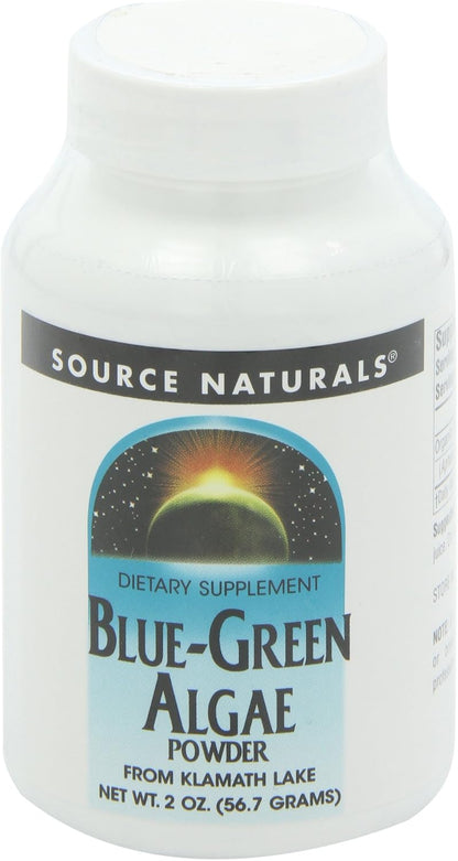 Source Naturals Blue-Green Algae from Klamath Lake - 60 g Powder
