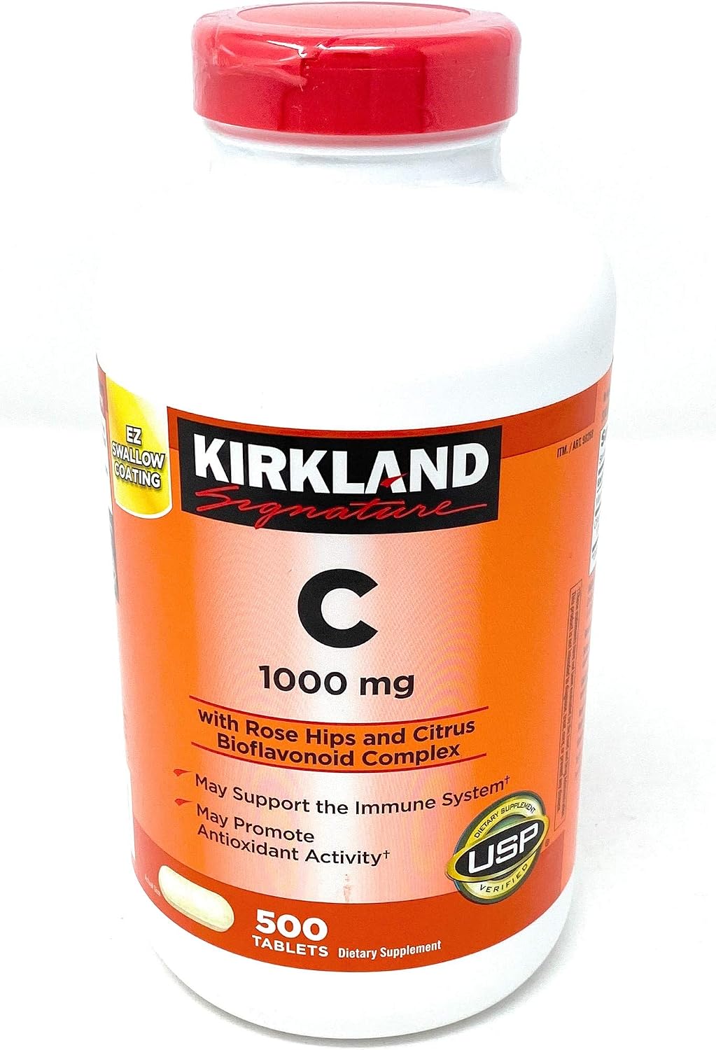 Kirkland Signature Vitamin C 1000 mg, 500 – Immune Function: Vitamin C contributes to the normal function of the – Image 1