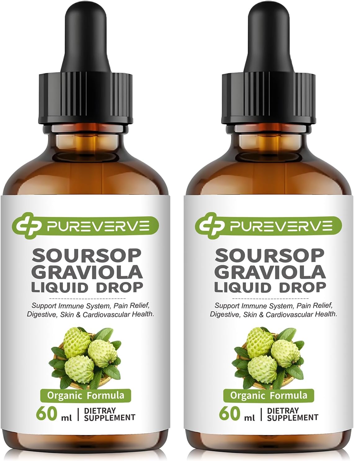 Herbal Goodness Soursop Graviola Liquid Drops for Immune & Gut Health, 60 ml - görsel 8