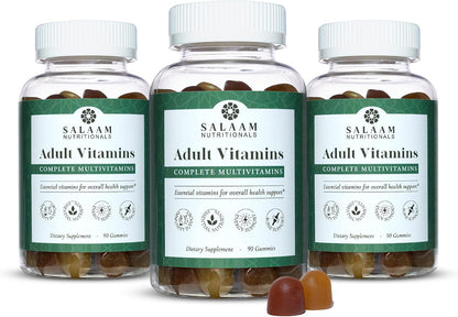 Salaam Nutritionals Adult Multivitamin Gummies - 90 Count (3-Pack)