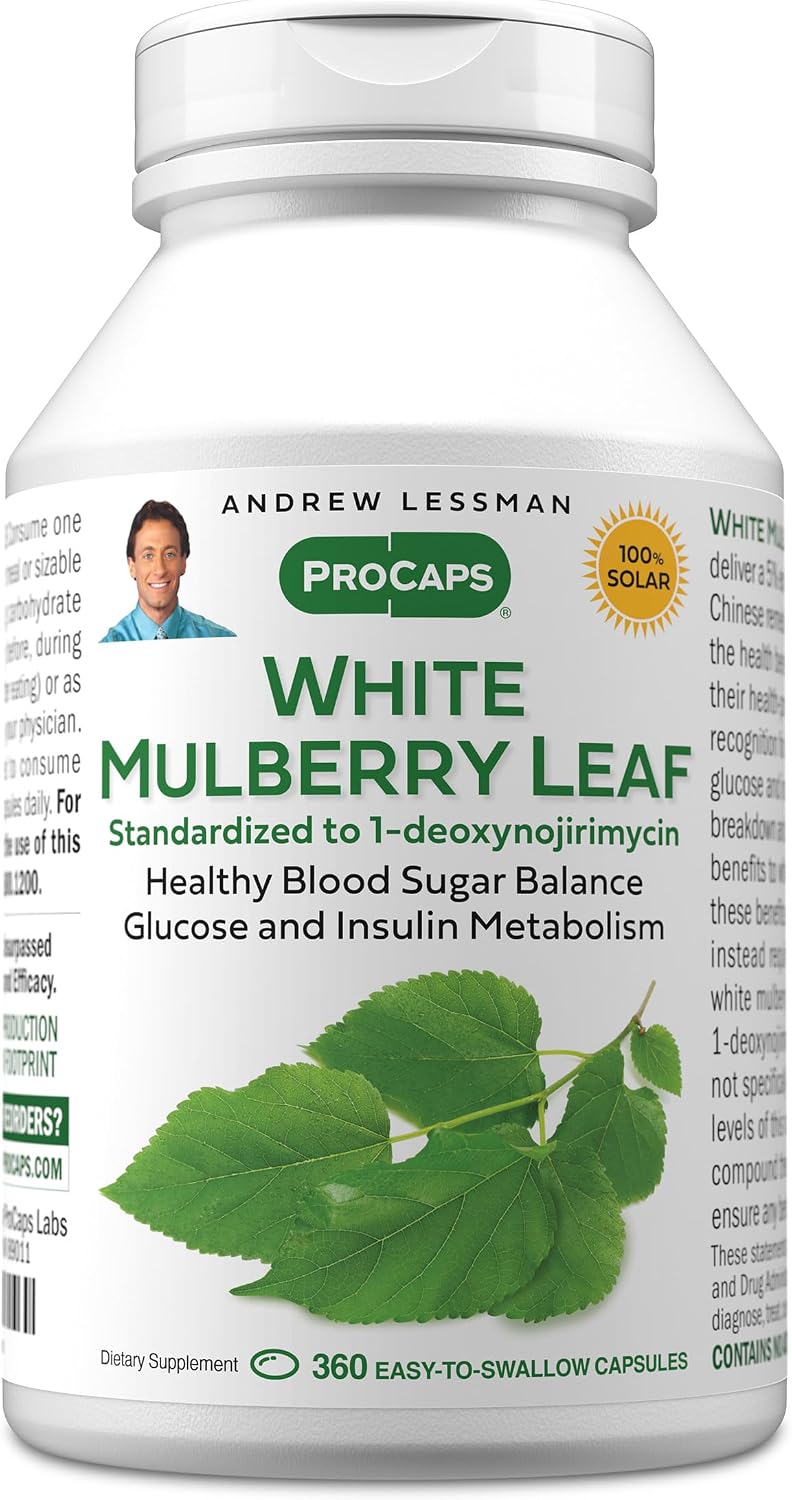 ANDREW LESSMAN White Mulberry Leaf - High Potency Standardised Extract - 30 Softgels - görsel 9