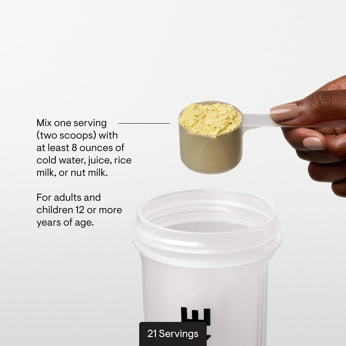 THORNE Mediclear Plus - Rice & Pea Protein Powder with Multivitamin & Mineral Profile - 21 Servings - görsel 6