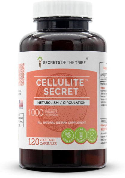 Secrets of the Tribe Cellulite Secret, 60 Capsules - Herbal Supplement