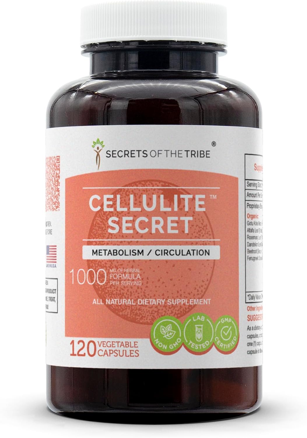 Secrets of the Tribe Cellulite Secret - 120 Capsules - görsel 1