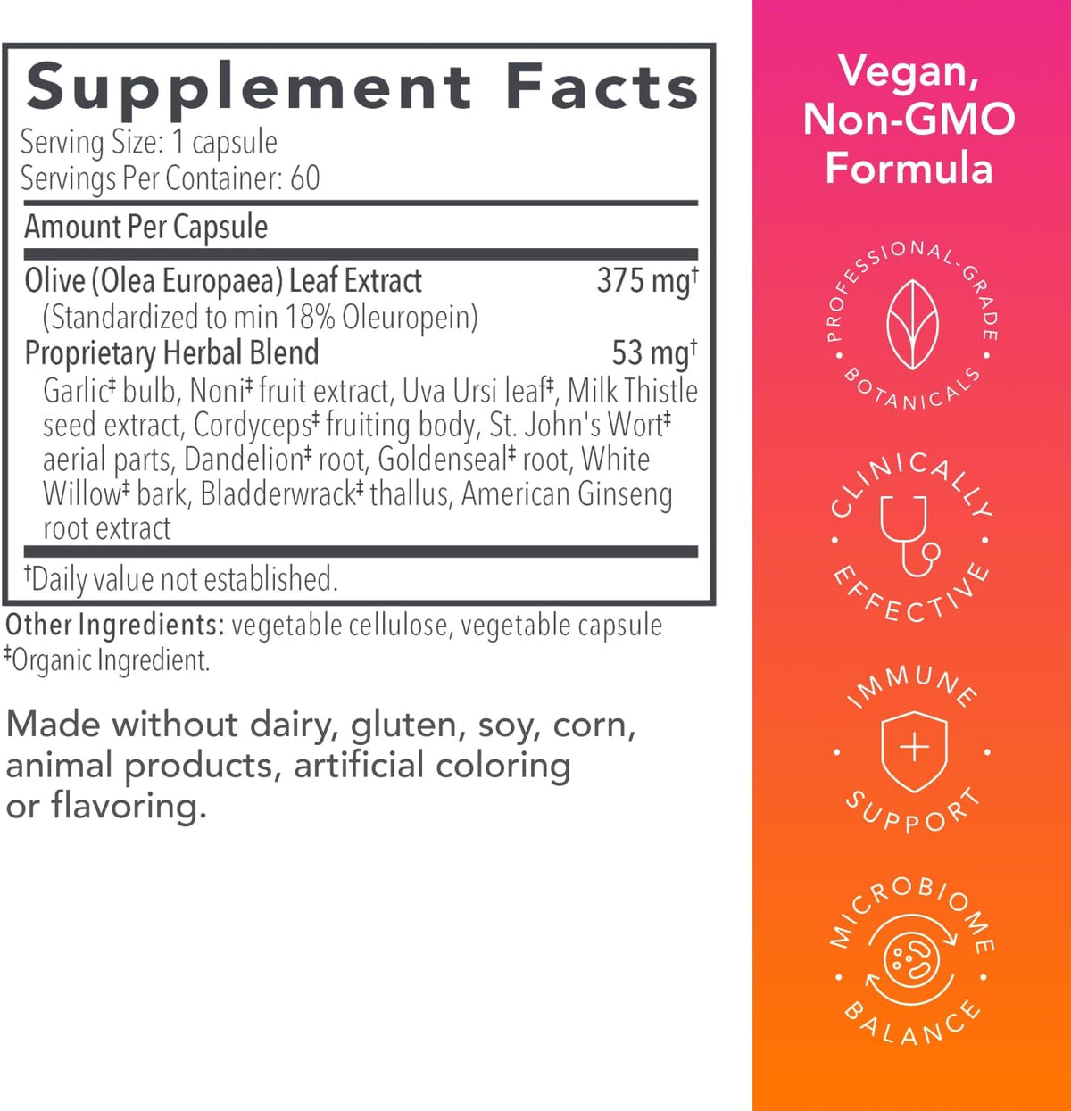Biocidin Olivirex – High-Strength Olive Leaf Extract Capsules - görsel 6