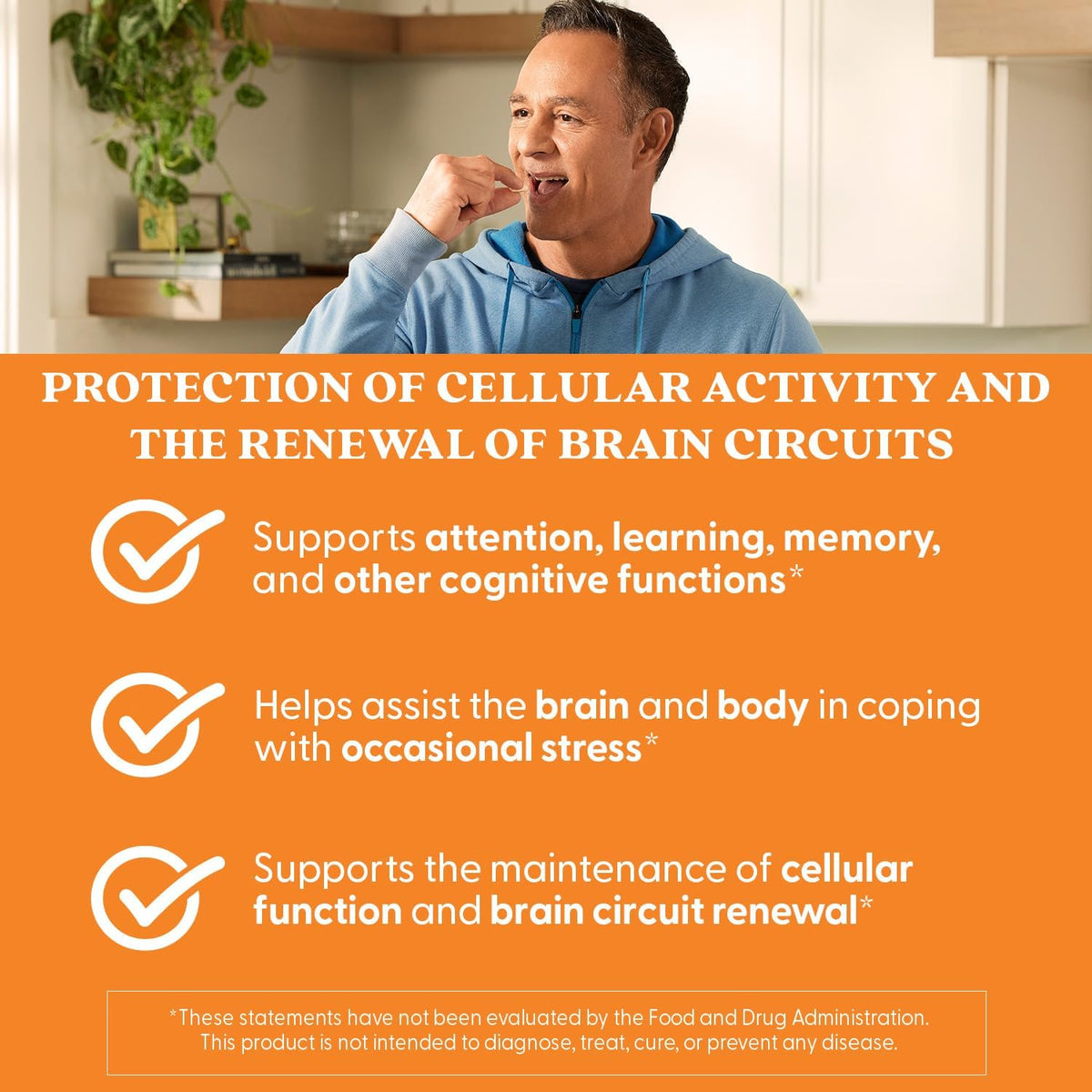 Doctor's Best Natural Brain Enhancers - Brain Health Supplement for Memory and Focus Support, PhosphatidylSerine, Alpha GPC, & Calcium, Gluten Free - 60 Veg Caps - görsel 6