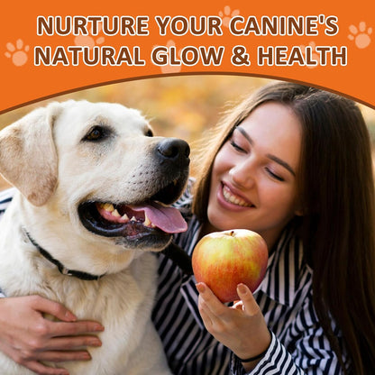 NATURE TARGET Omega-3 Fish Oil for Dogs, Salmon Flavour - 120 Soft Chews with EPA, DHA, Zinc, Biotin, Vitamin E and C