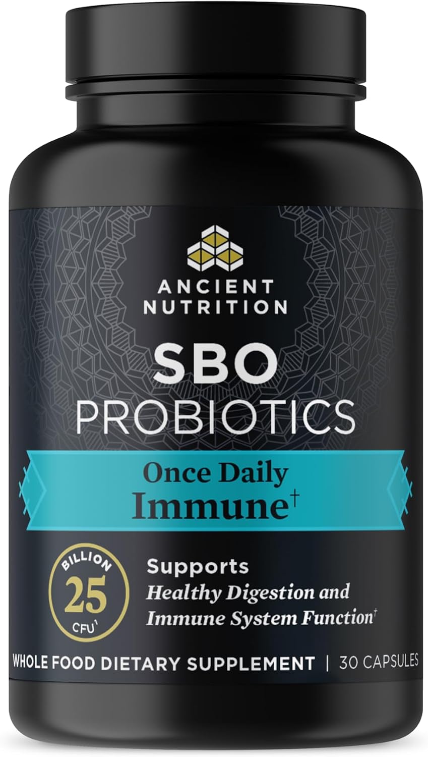 Ancient Nutrition SBO Probiotics Gut Restore - 60 Capsules - görsel 8