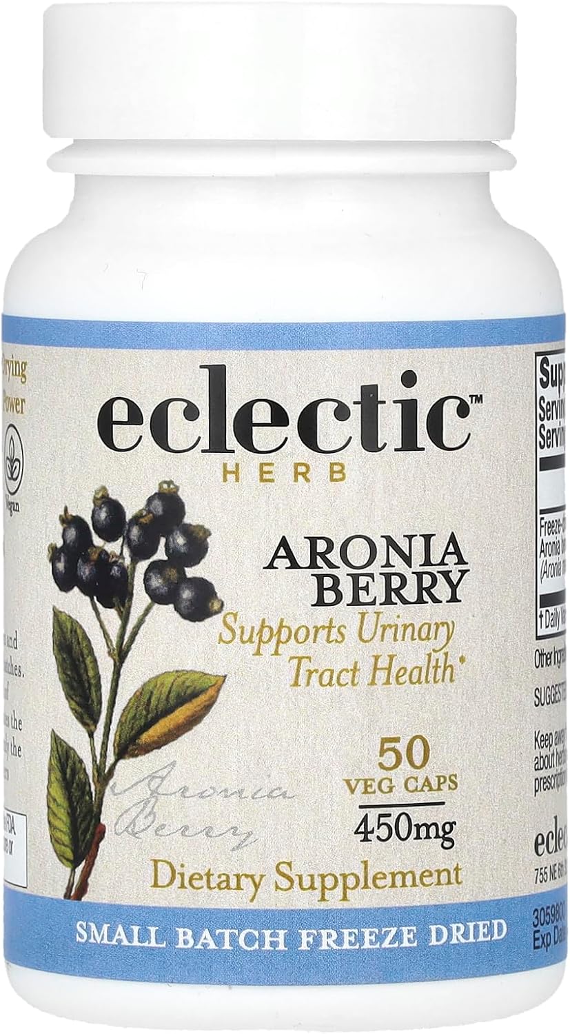 Eclectic Institute Aronia Berry Food Supplement – 50 Capsules - görsel 1