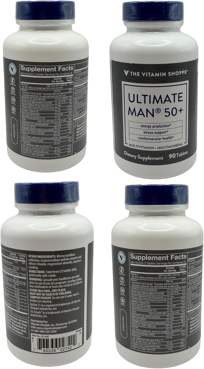 The Vitamin Shoppe Ultimate Man 50+ Multivitamin - 90 Tablets