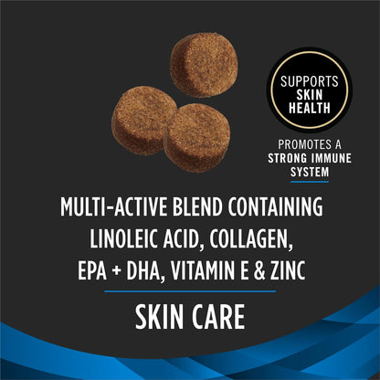 Purina Pro Plan Veterinary Supplements Skin Care Dog Chews with Omega-3 Fish Oil, EPA and DHA