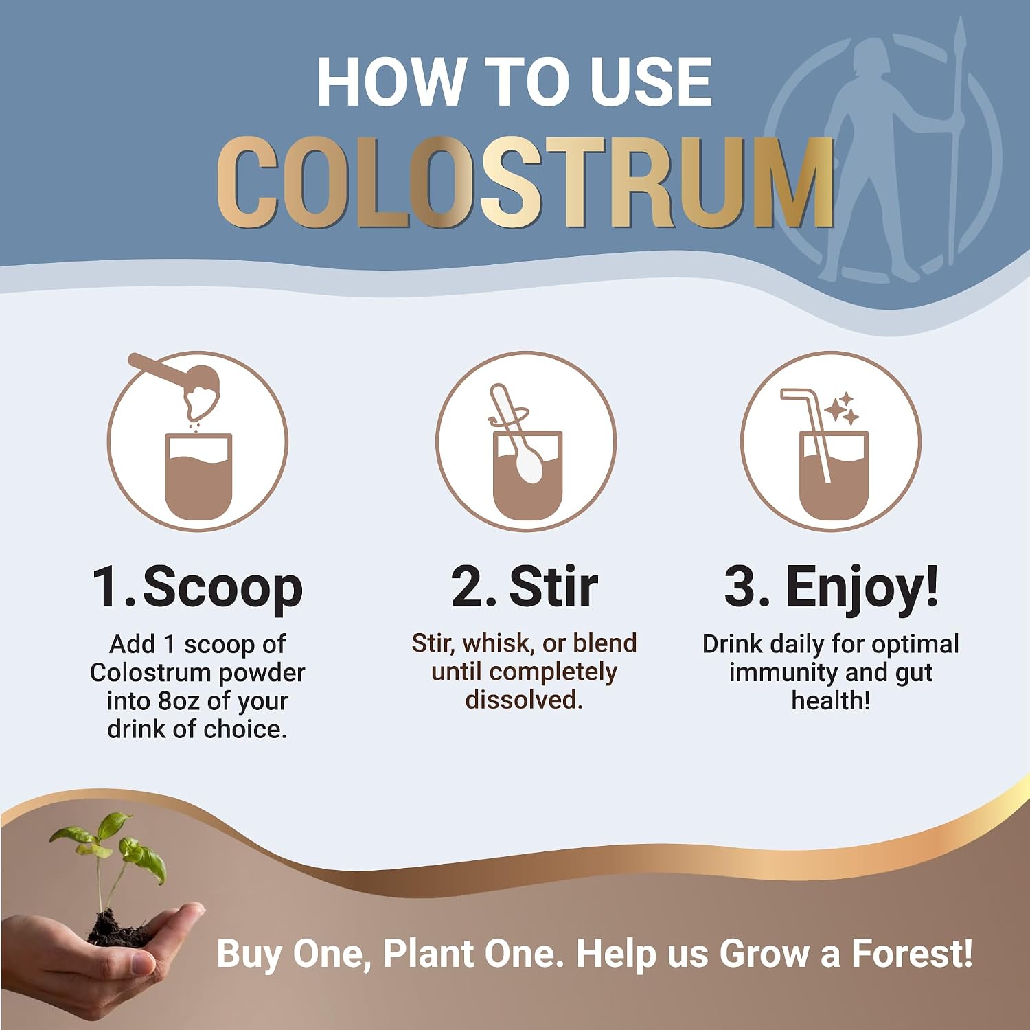 Optimal Carnivore Grass Fed Colostrum Powder – Unflavoured, 120g - görsel 7
