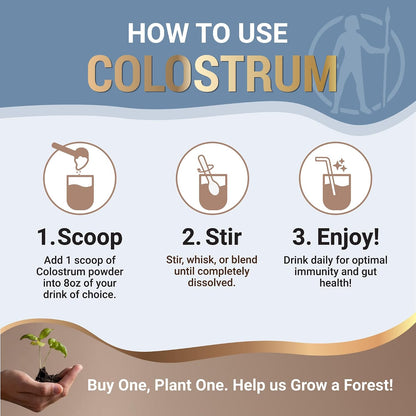 Optimal Carnivore Grass Fed Colostrum Powder – Unflavoured, 120g