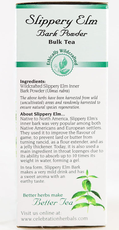 Slippery Elm Bark Powder - Wildcrafted, 65g