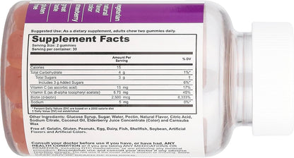 T.RQ Hair, Skin & Nails Gummy Food Supplement, Natural Strawberry, 60 Count