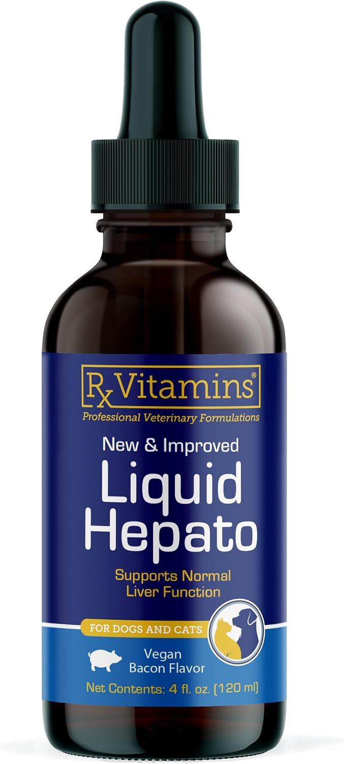 Rx Vitamins Liquid Hepato for Dogs and Cats, Original 120 ml - görsel 4