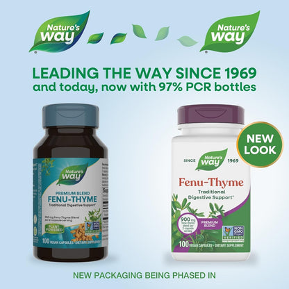 Nature's Way Fenu-Thyme, 900 mg per Serving, 100 Capsules