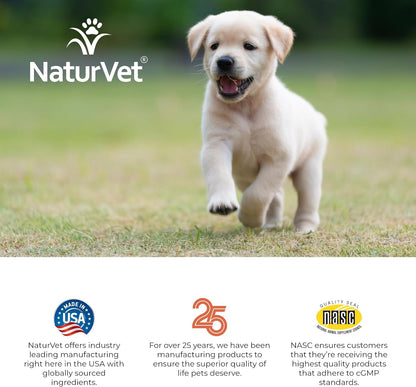 NaturVet VitaPet Puppy Daily Vitamins with Breath Aid, 60 Chewable Tablets – Image 9
