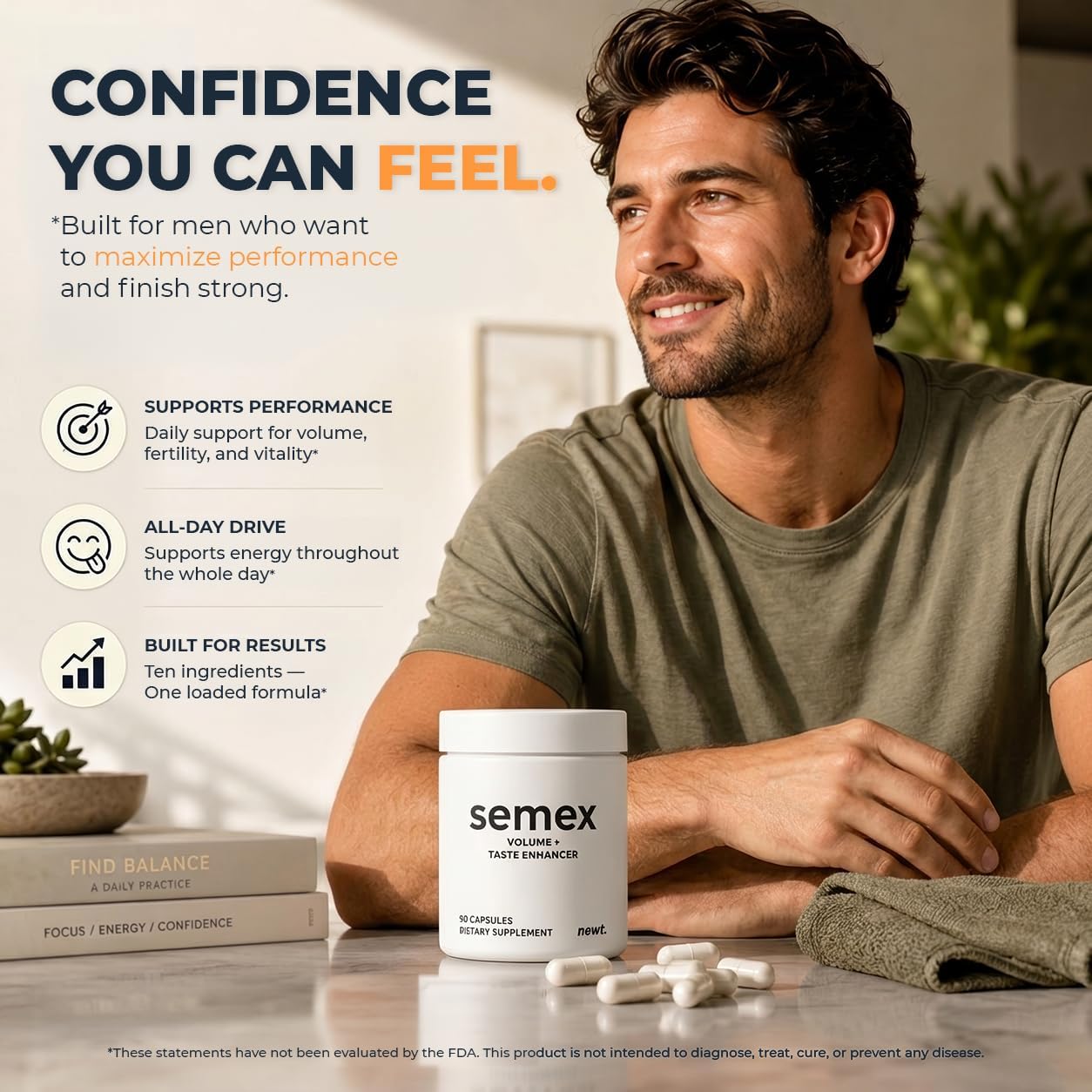 SEMEX™ Semen Volume Booster – Doctor-Formulated Natural Support for Male Sperm Health – 90 Capsules - görsel 6